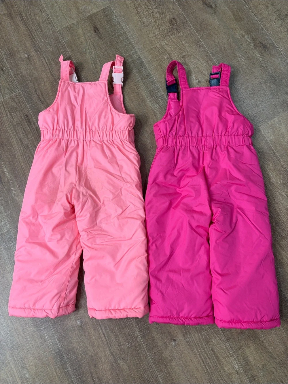 Carter's Pink and Hot Pink Insulated Snow Overalls